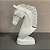 ESCULTURA CABEÇA DE CAVALO BRANCO PEQUENO - Imagem 3