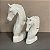 ESCULTURA CABEÇA DE CAVALO BRANCO PEQUENO - Imagem 2