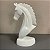 ESCULTURA CABEÇA DE CAVALO BRANCO GRANDE - Imagem 3