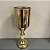 VASO CASTIÇAL DE METAL DOURADO PEQUENO 43X16CM - Imagem 1