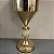 VASO CASTIÇAL DE METAL DOURADO PEQUENO 43X16CM - Imagem 4