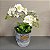 ARRANJO COM 3 MINI ORQUÍDEAS TOQUE REAL BRANCA - Imagem 1