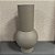 VASO CILINDRICO CINZA FOSCO G 46cm M 38cm - Imagem 2