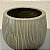 VASO CERAMICA CINZA REDONDO PEQUENO - Imagem 4