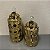 VASO DE CERAMICA GOLD COM TAMPA PEQUENO - Imagem 2
