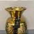 VASO DECORATIVO DE CERAMICA DOURADO COM DETALHES GRANDE - Imagem 4
