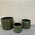 CACHEPOT DE CERAMICA VERDE PEQUENO - Imagem 2