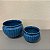 CACHEPOT SANTORINI AZUL PEQUENO - Imagem 2