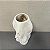 VASO EM CERAMICA BRANCO GRANDE - Imagem 3