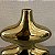VASO GARRAFA DE CERAMICA DOURADO GRANDE - Imagem 4