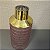 VASO DE VIDRO ROSA COM DOURADO - Imagem 4