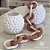 Colar Decorativo em Madeira e Sisal Terracota 1,50m - Imagem 1