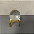 ESCULTURA DECORATIVA DOURADO COM BOLA DE CRISTAL 18CM - Imagem 3