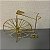 ESCULTURA BICICLETA DECORATIVA DOURADA 26CM - Imagem 3