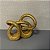ESCULTURA ABSTRATA INFINITO DOURADO 20CM - Imagem 1