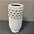 VASO EM CERAMICA BRANCO COM DETALHES DOURADO P - Imagem 3