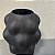 VASO EM VIDRO PRETO FOSCO G 33CM - Imagem 3
