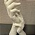 ESCULTURA MAOS EM RESINA BRANCO 28X14CM - Imagem 3