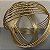 ESCULTURA EM METAL DOURADO G - Imagem 3