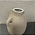 VASO EM CERAMICA CINZA 16X14 CM - Imagem 3