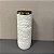 VASO EM CERAMICA BRANCO COM DETALHES DOURADO G - Imagem 2