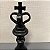 ESCULTURA XADREZ PRETA 35CM - Imagem 3