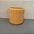 CACHEPOT EM CIMENTO 20CM BEGE - Imagem 1