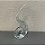 ADORNO DE MURANO TRANSPARENTE SNAIL 32CM - Imagem 1