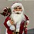 BONECO NATAL PAPAI NOEL CASACO C/ TEXTURA VERMELHO 60cm - Imagem 2