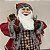 BONECO NATAL PAPAI NOEL 80CM (HELSINKI) VERMELHO E XADREZ - Imagem 3