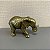 ELEFANTE DE RESINA DOURADO - Imagem 1