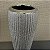 VASO DECORATIVO PRATA TEXTURAS LISTRAS - Imagem 3
