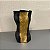 VASO CERAMICA PRETO DOURADO ORGANIC - Imagem 3