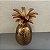 POTE ABACAXI EM METAL COBRE M ( COM AVARIAS ) - Imagem 4