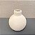VASO II OFF WHITE BOJUDO COM TEXTURA PINTINHAS PRETAS 15CM - Imagem 1