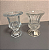 VASO TAÇA EM CRITAL 15x11,5cm - Imagem 1