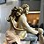 Escultura Casal com Motinha Champanhe 24cm - Imagem 2
