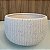 Cachepot Disk I em Ceramica Off White 14x19cm - Imagem 3