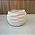 Cachepot Zen II em Ceramica Off White 19x24cm - Imagem 1