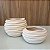 Cachepot Zen III em Ceramica Off White 13x14cm - Imagem 3