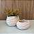 Cachepot Zen III em Ceramica Off White 13x14cm - Imagem 4