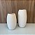 Vaso Elegante Liso I Branco em Ceramica 43x24cm - Imagem 2