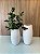 Vaso Elegante Liso I Branco em Ceramica 43x24cm - Imagem 3