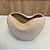 VASO ATOMO EM CERAMICA BEGE G 25cm M 18,5cm - Imagem 4