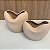 Vaso Atomo IV Bege em Ceramica 17x14 - Imagem 3