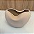 Vaso Atomo IV Bege em Ceramica 17x14 - Imagem 2