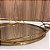 Bandeja em Metal Oval com Espelho Dourada 41cm e 35cm - Imagem 3