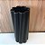 Cachepot Dubai em Ceramica Preto Fosco 14cm e 54cm - Imagem 8