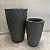 Vaso Coluna Redonda Diamantado em Polietileno 79cm, 57cm, 49cm, 41cm, 28cm - Imagem 2