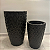 Vaso Coluna Redonda Diamantado em Polietileno 79cm, 57cm, 49cm, 41cm, 28cm - Imagem 1